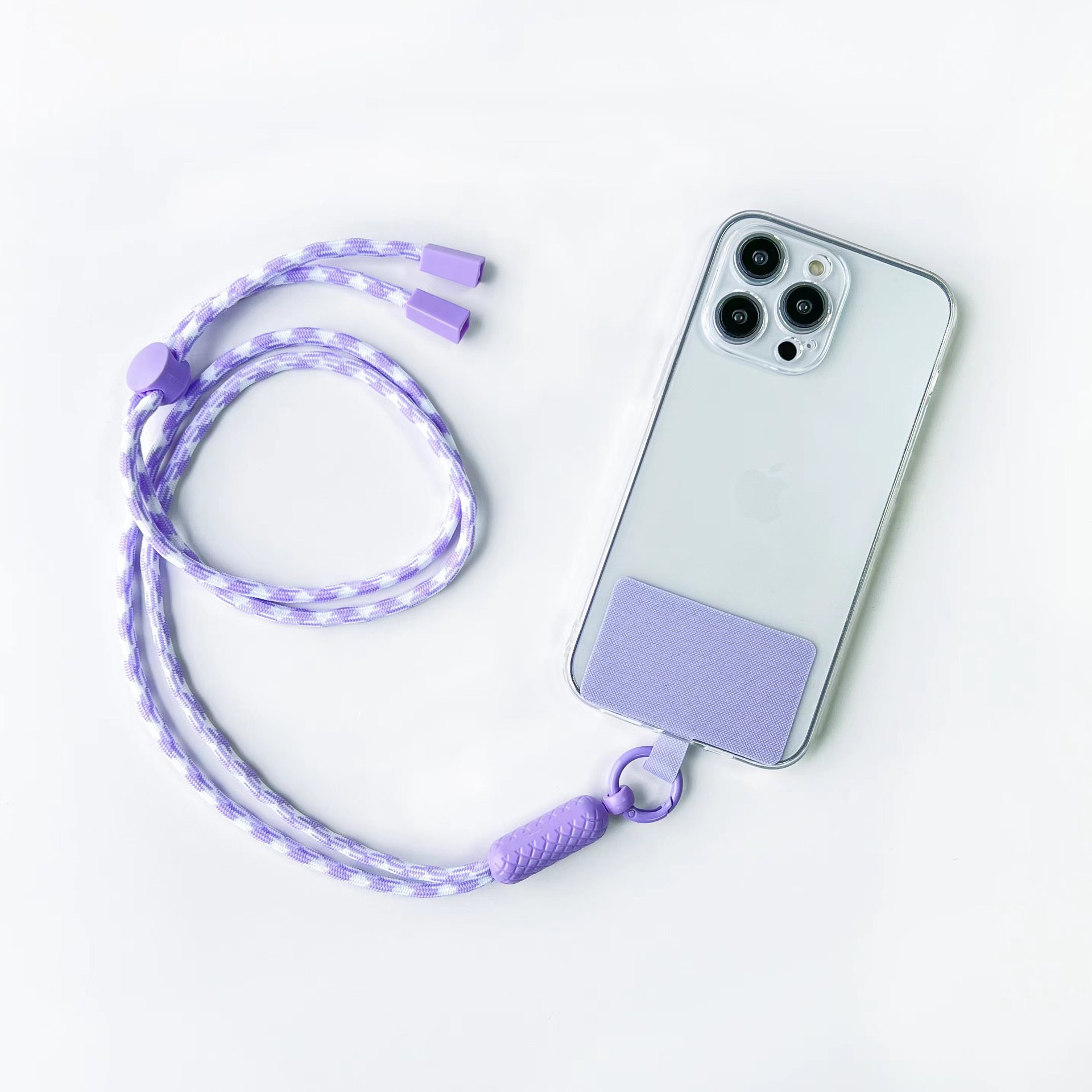 Ajustable Nuevo Aplicable a la correa de nylon trenzada, nuevo tipo de correa de teléfono móvil, correa de correa universal ajustable.