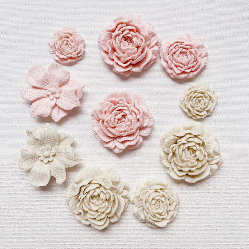 classic puff bouquet hole shoes accessories azalea camellia diy shoe flower mobile phone case refrigerator handmade accessories