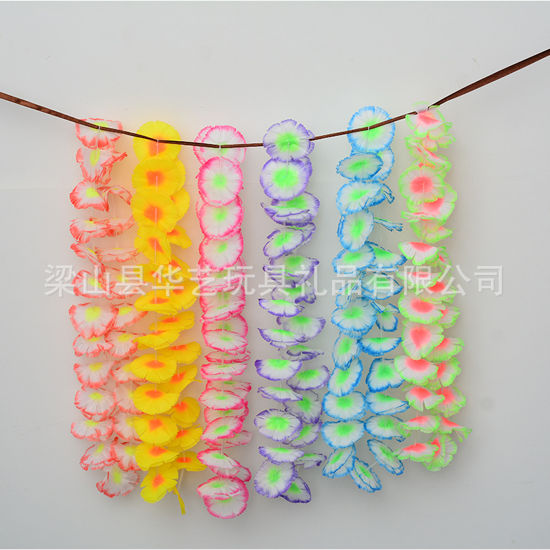 Fábrica en stock SUMINISTRO DE Hawaii Garland transfronterizo caliente 36 piezas traje Garland compresión de vacío opcional