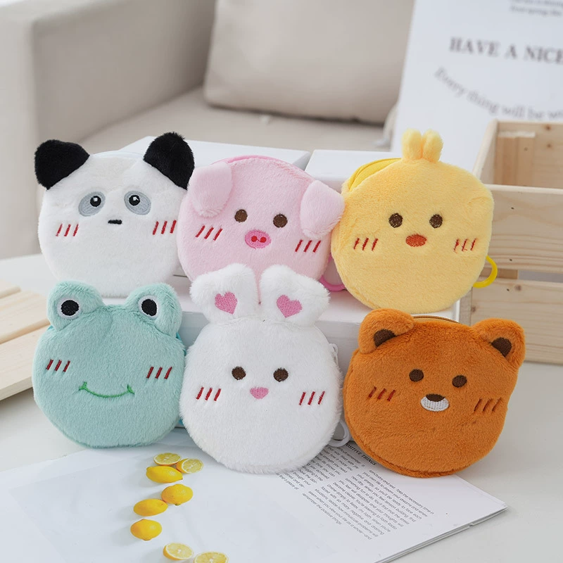 Картина мультфильм кукла, кошелек, маленькая сумочка, подвеска, плюш, лягушка, панда, оптом