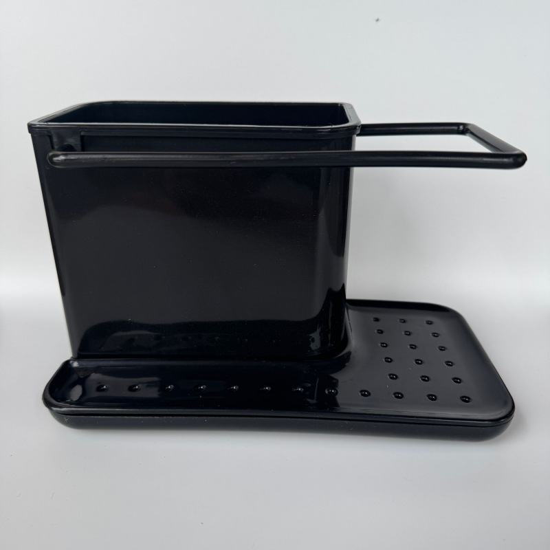 Suministros de limpieza de cocina Almacenamiento y acabado estante de almacenamiento de drenaje creativo escritorio plato paño esponja estante de cepillo de olla de trapo