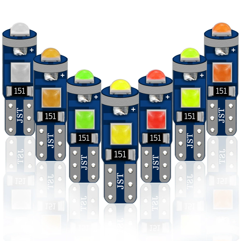 Прямая поставка автомобиля T5 3030-3SMD выделить с линзой светодиодный прибор свет для чтения кондиционер свет передач свет