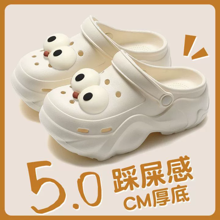 Dongdong Shoes Женский новый летний diy топает на фекалии с толстым дном