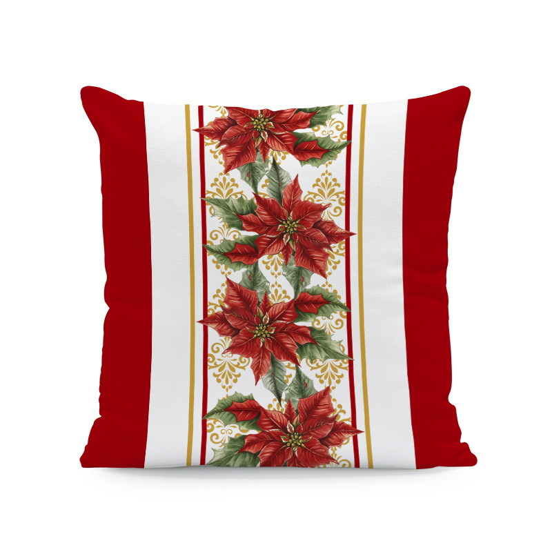 Venta caliente transfronteriza elementos de Navidad funda de almohada ambiente para el hogar sofá de decoración jardín patio festivo funda de cojín image 15