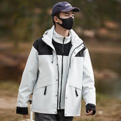 春秋新款冲锋衣三合一男女同款防泼水可拆卸抓绒衣登山服外套定制