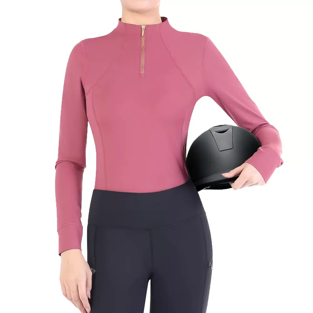 工厂加工定制女士马术服透气修身气质骑士服防晒比赛训练骑马紧身