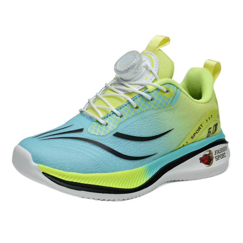 Red Rabbit 6Pro nueva red respirable botón zapatillas deportivas para niños zapatillas de corrida para estudiantes ligeras amortiguadoras