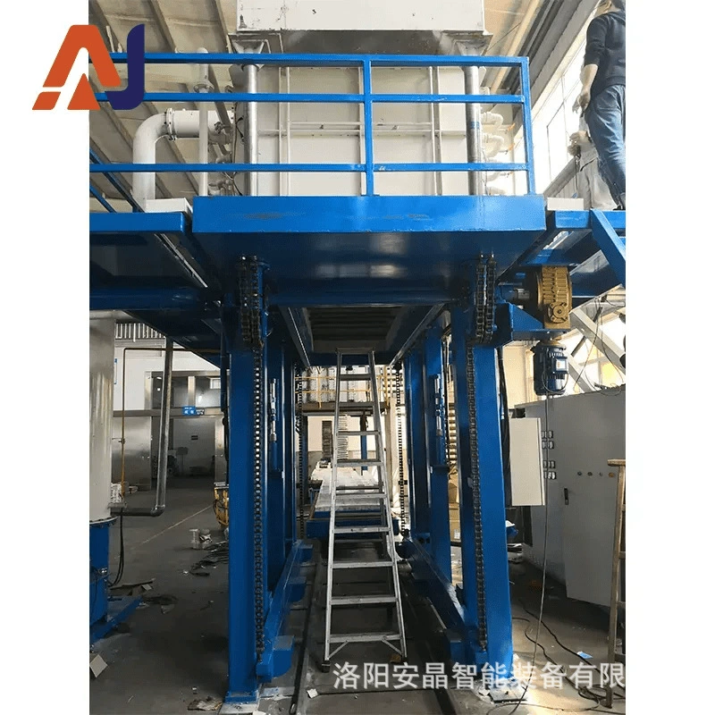 Вакуумная атмосферная печь для подъема магнитного материала, специальная интегральная схема может быстро охладить систему управления сенсорным экраном.