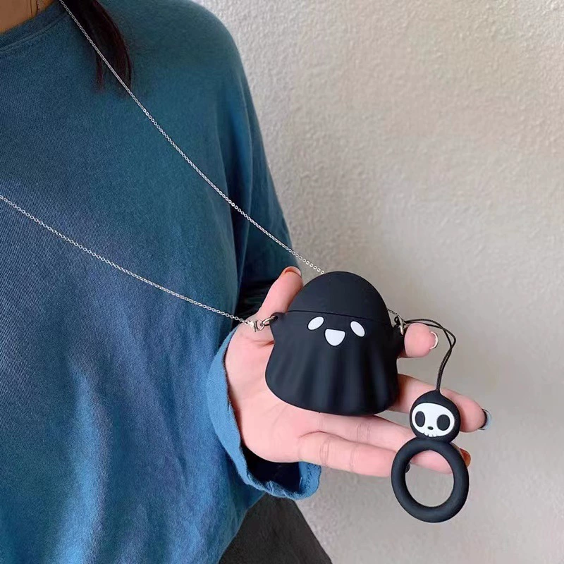 Apple, wireless headphones, compatible silicone cartoon cute protective case, bluetooth, pro2