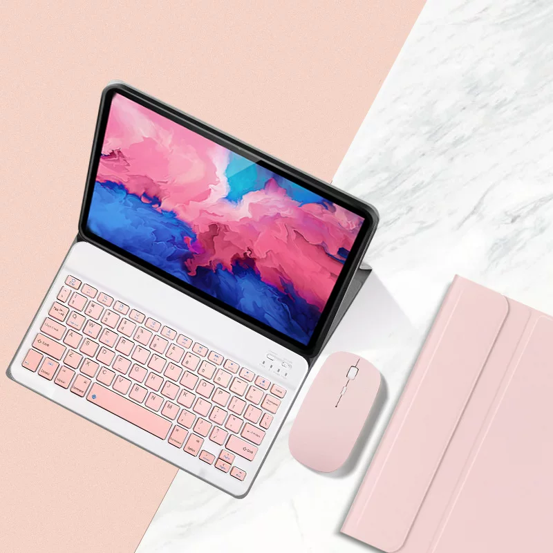 Клавиатурный чехол для планшета (Lenovo P11 / P11 Plus), Bluetooth, 11–11,5", с заряжающей мышью