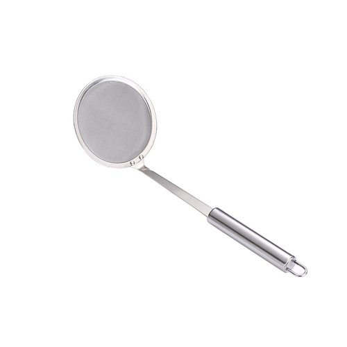 304 stainless steel oil skimming spoon oil grid long handle encrypted mesh drain juice soy milk filter hot pot colander fishing oil spoon