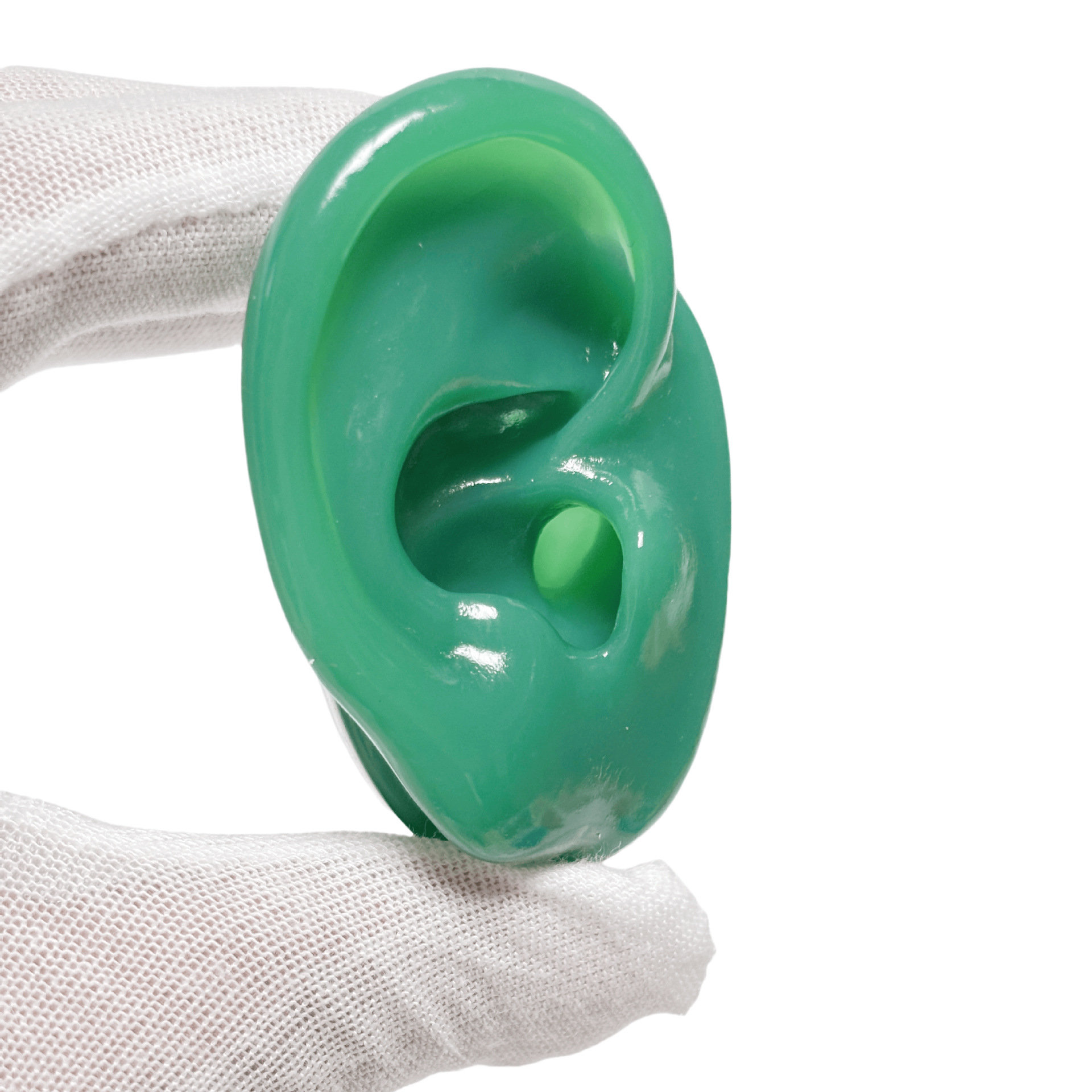 auriculares de silicona modelo de canal auditivo auricular auriculares audífonos auriculares perforación auriculares estante de exhibición joyas pendientes