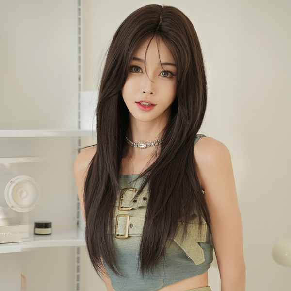 Wig for women with long straight hair