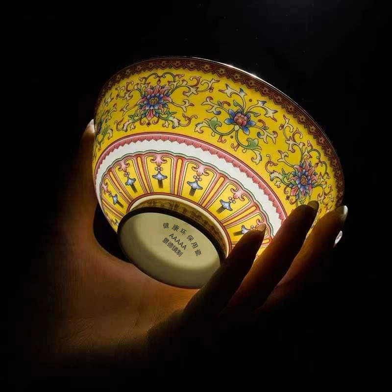 Набор мисок/посуды из керамики, сервиз керамических блюд, блюда Jingdezhen, премиальная сенсорная фарфоровая посуда, набор для подарка