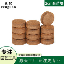 园艺肥料土超高营养纯天然进口椰糠材质育苗块扦插花卉压缩营养块
