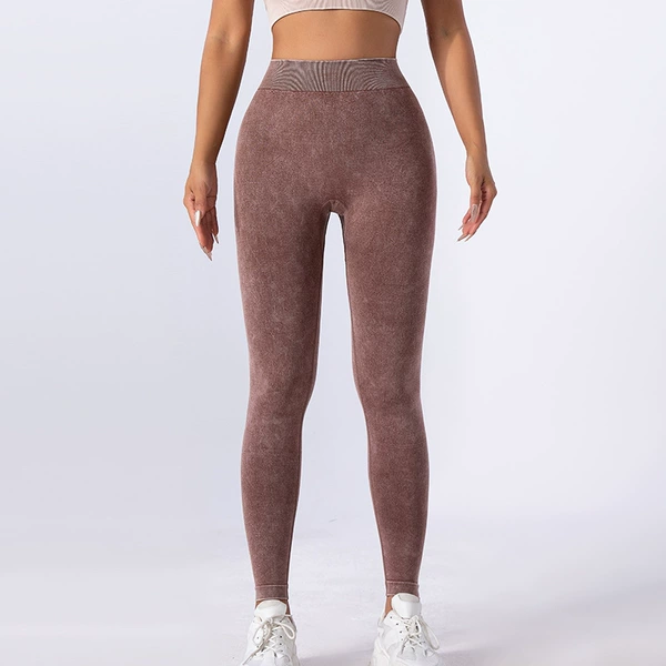 Brown trousers for yoga