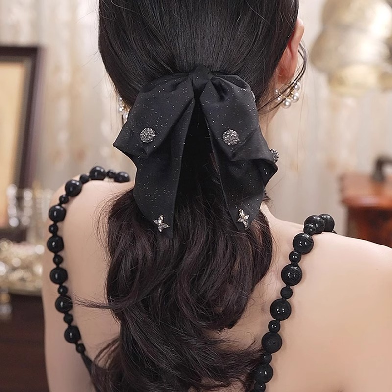 Clip de agarre de arco flotante delicado clip de cabello de alta gama para mujeres en la parte posterior de la cabeza clip de tiburón clip de cabello clip de cola de caballo clip de cabello