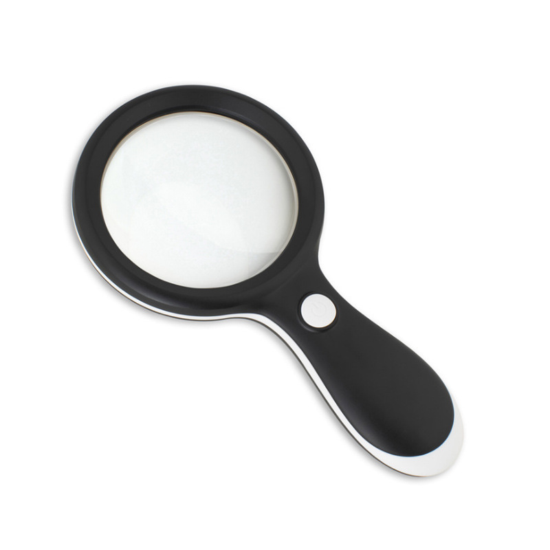 Handheld 18-LED Light with Cool and Warm Modes, High-Magnification Reading & Repair Magnifier Featuring HD Glass Lens