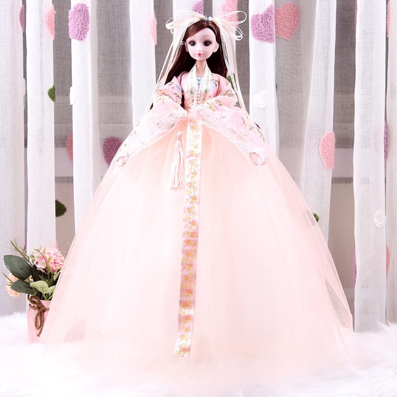 Hengchao Mysteriöses Hochzeitskleid Feen-Set Große Spielzeugpuppe Mädchen Geschenk Hanfu Antikes Kostüm_voghion.com