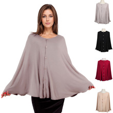 欧美原单哺乳巾车罩遮阳防晒披肩Ａ版孕妈斗篷亲肤多功能哺乳衣