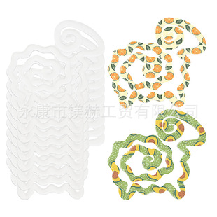TK cross-border thermal transfer acrylic paper clip animal can sublimate various patterns DIY paper clip sleeve