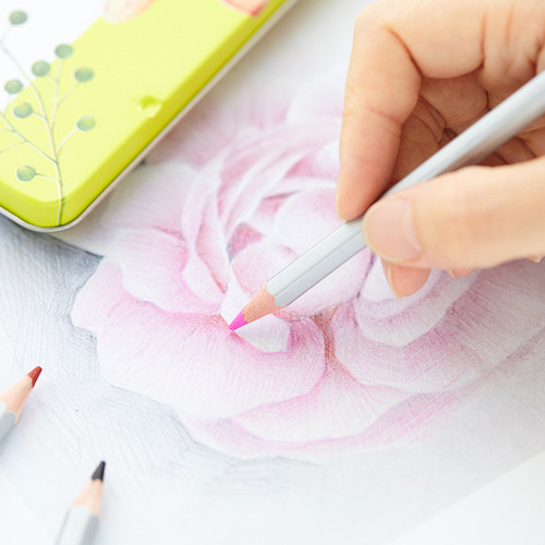 Korean Munami colored pencils 12 colors 24 colors 36 colors 48 colors oil-based color lead painting watercolor pencil 07029