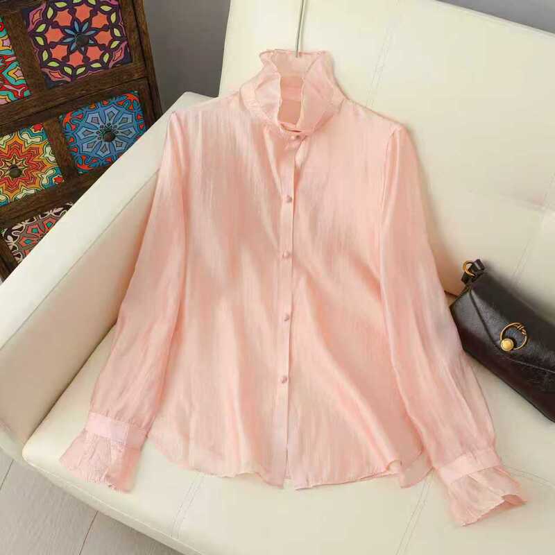 2026 New Style New Chinese Style Women's Retro Fashion Lace Base Shirt Long-Sleeve Versatile Shirt Top