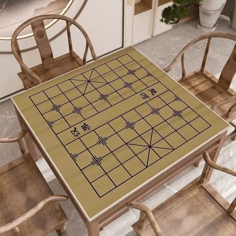 Home Chess Mute Table Mat Sound Insulation Non-slip Square Mat Chess Room Thickened Resistant Cover Cloth Chess Board Wholesale