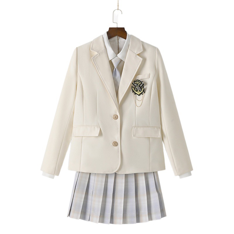 Japanese jk uniform small suit coat [Jane & Chuan Gao] badge suit Japanese JK uniform suit coat