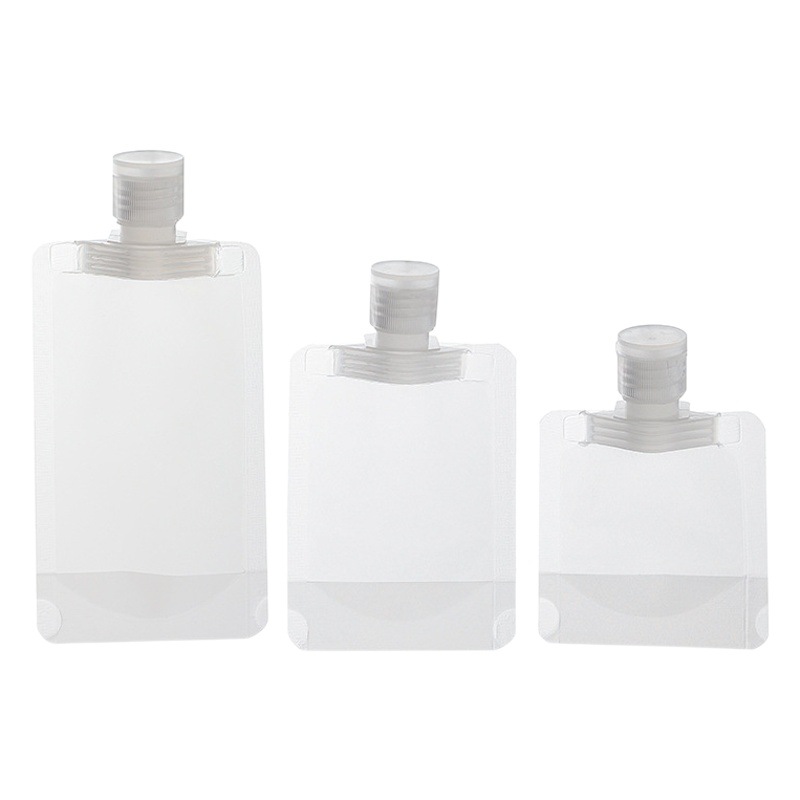 Envases desechables portátiles para cosméticos de viaje, para loción, gel de ducha, champú y limpiador facial