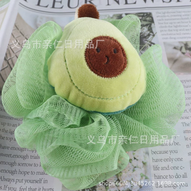 Мультяшный bath ball, разноцветная резинка для волос, мягкая бомбочка для ванны