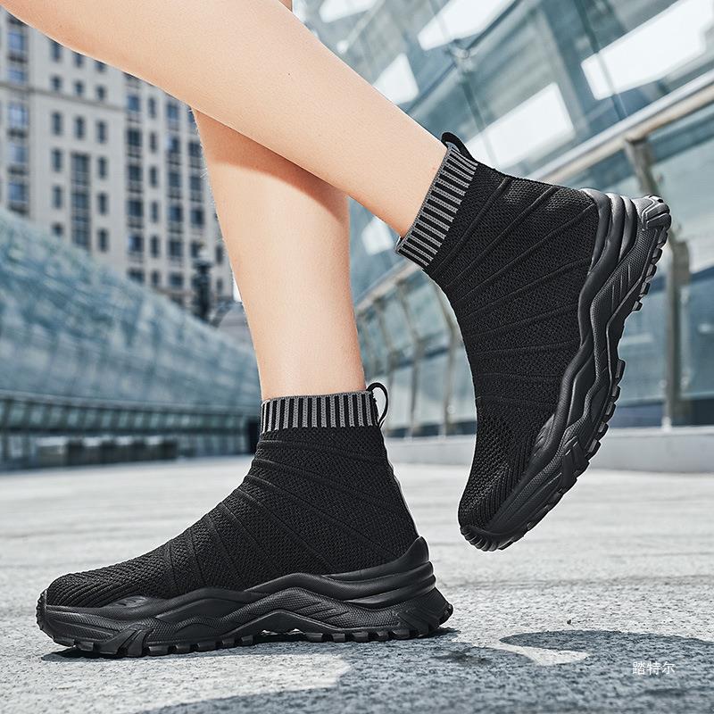 2024 New Large Size Breathable Mesh Sock Couples, High-top Sports Lightweight Casual Shoes For Men And Women_voghion.com