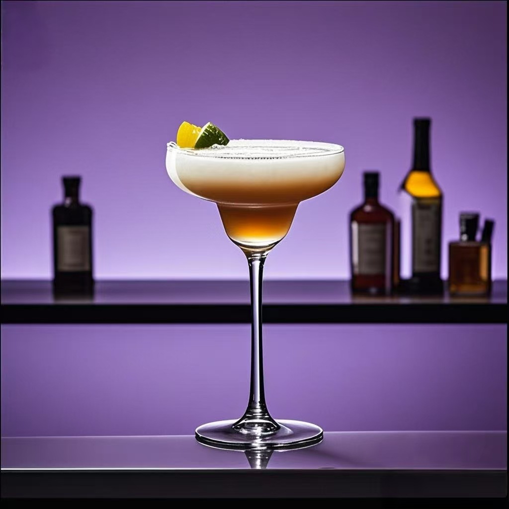 Copa de cóctel Margaret japonesa Copa de torre de cristal de patas altas Copa de cóctel de bar Copa de vino de frutas Martini