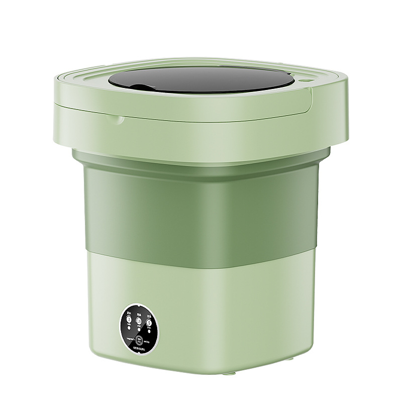 Cruz-frontera plegable lavadora hogar lavado automático integrado dormitorio viajes esenciales ropa interior calcetines lavadora