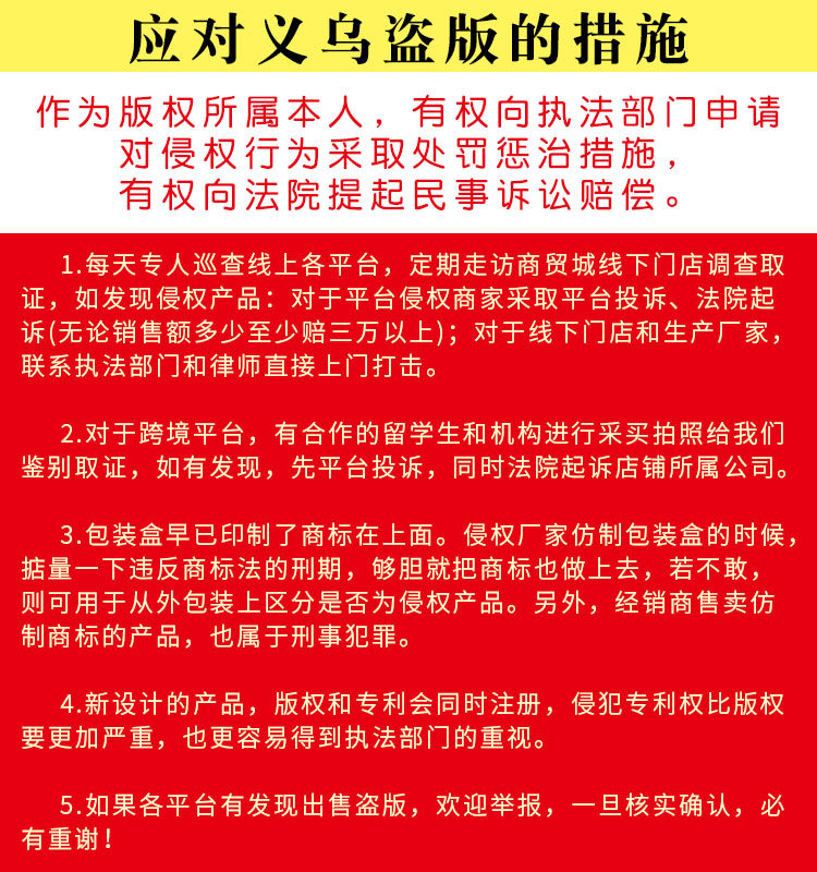 应对义乌盗版的措施