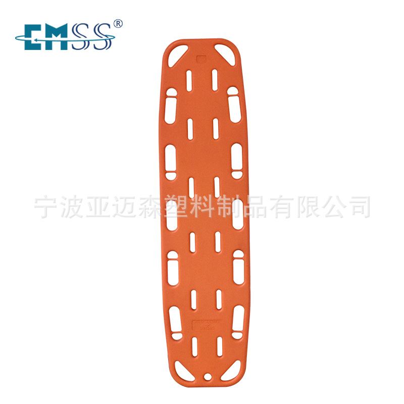 伤员固定抬板脊柱板PE板担架漂浮急救担架硬担架板式担架救生担架