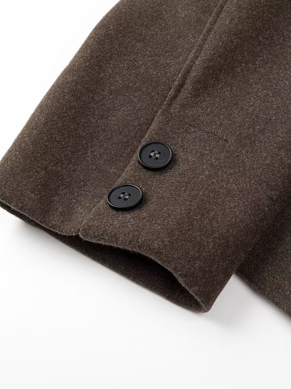 Cross-border Women's 2024 Spring and Autumn New European and American Style Large Size Loose Casual Laps Imitation Wool Coat for Women