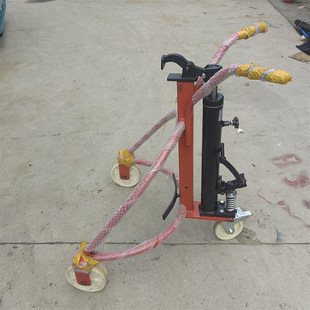 Plastic bucket hydraulic forklift truck manual hydraulic oil bucket truck pedal trolley