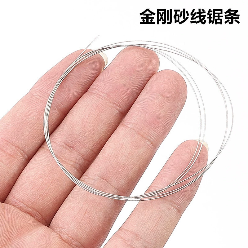 Продвижение оригинальных товаров Алмазная канатная пила наждак тонкий диаметр нефритовый агат нефрит мрамор драгоценный камень резка гирлянда