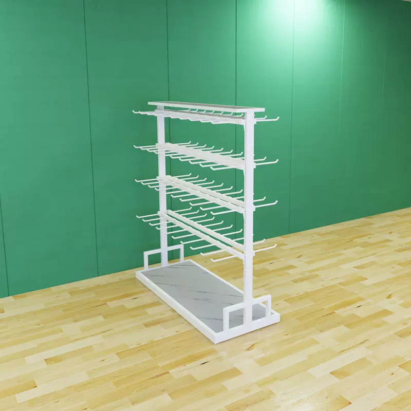 袜子架子展示架店铺落地中岛架内裤丝袜盒装陈列架多功能饰品货架