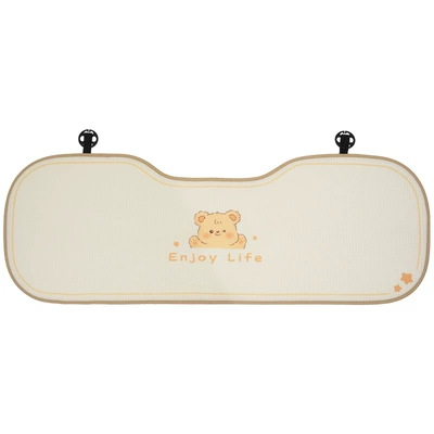 Cool Mat Summer Ice Silk – Seat cushion, seat cover - honeycomb-puff-bear-seat-cushion-back-row