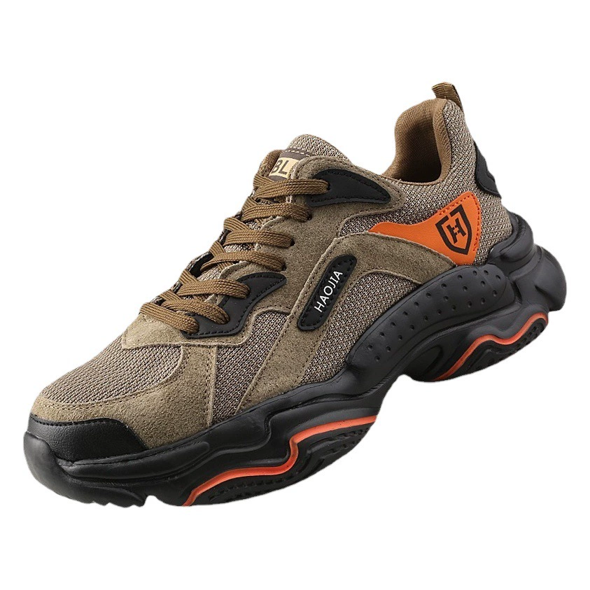 Оптовая продажа от производителя: всесезонные дышащие, антибактериальные, ударопрочные, антипрокольные рабочие защитные ботинки для мужчин, легкие, износостойкие, нескользящие.