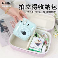 Сумка для фотоаппарата Polaroid из искусственной кожи с узором личи, водонепроницаемая и устойчивая к давлению, многофункциональная портативная коробка для хранения дома и на открытом воздухе