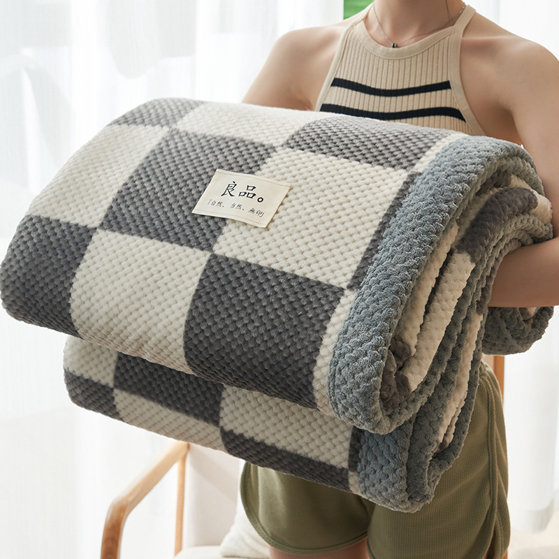 Invierno Bean Bean coral mantas de peluche mantas mantas de almuerzo mantas de aire acondicionado mantas de siesta mantas de oficina