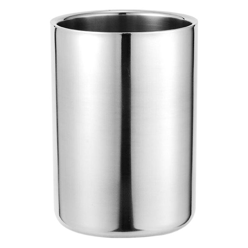 Zhensiya de doble capa de acero inoxidable taza de agua vaso de cerveza taza portátil enjuague bucal taza de cepillo de dientes