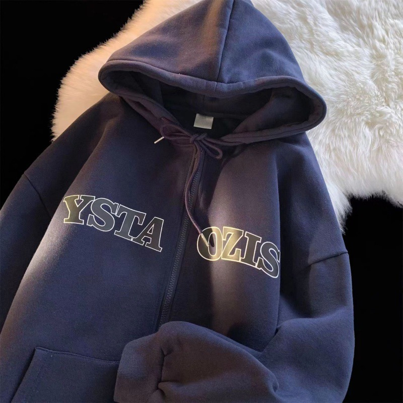 (2개) 여자 스웨터 가을 옷 소년 스웨터 봄과 가을 남자 큰 어린이 후드 지퍼 가디건 가을과 겨울 코트 남자 풀오버