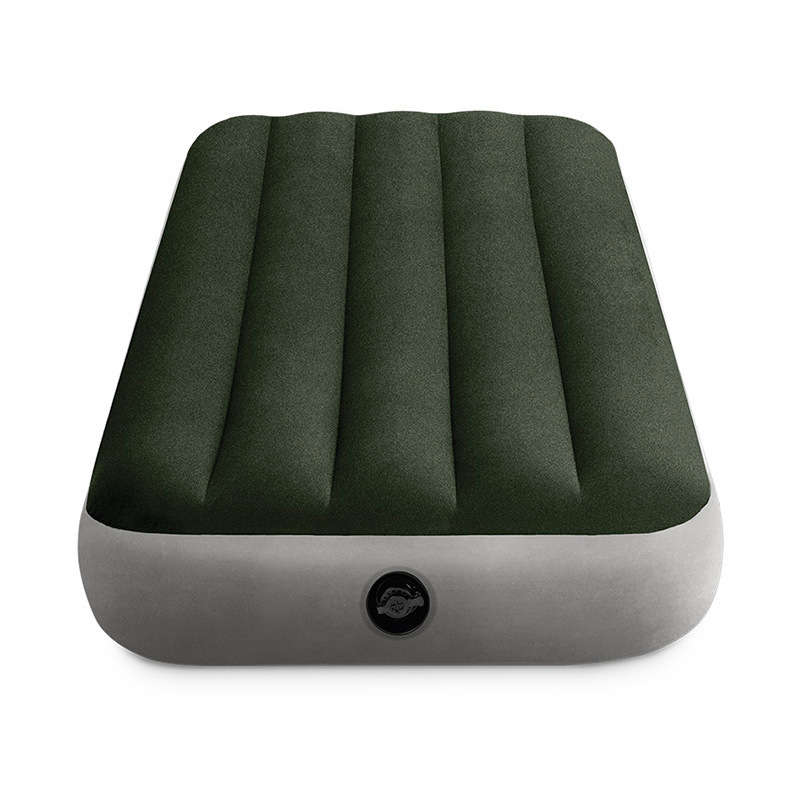 Special Sale Intex 64106 Upgraded Line-Pull Inflatable Mattress Camping Style Air Bed Outdoor