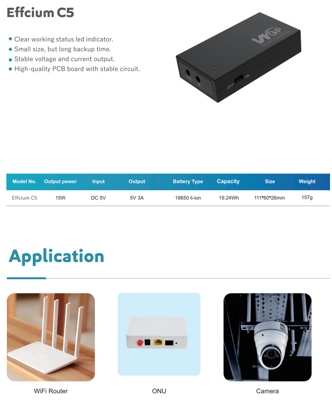 Fábrica directa DC12V2A router monitores UPS ininterrumpido alimentación de reserva mini ups móviles