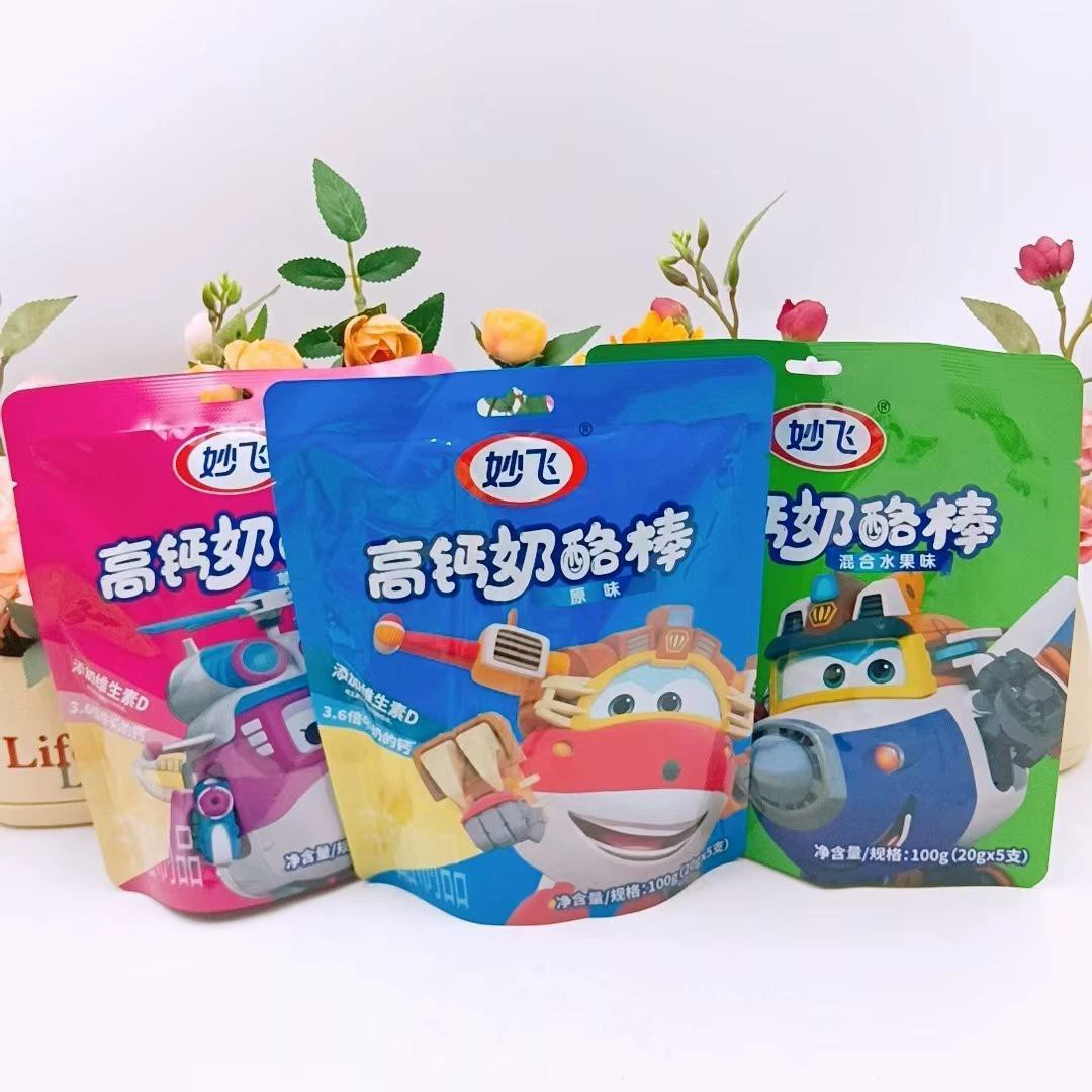 Чиз-стиксы 100 г, 5 штук в пакетике, оригинальный вкус фруктовая клубника, сырные палочки, закуски из сыра, оптовая