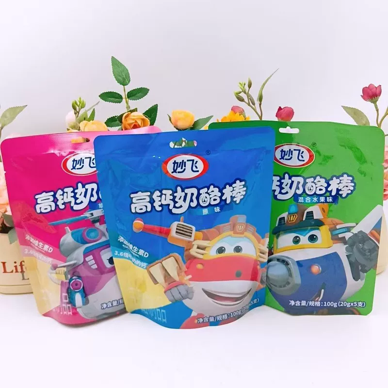 Чиз-стиксы 100 г, 5 штук в пакетике, оригинальный вкус фруктовая клубника, сырные палочки, закуски из сыра, оптовая